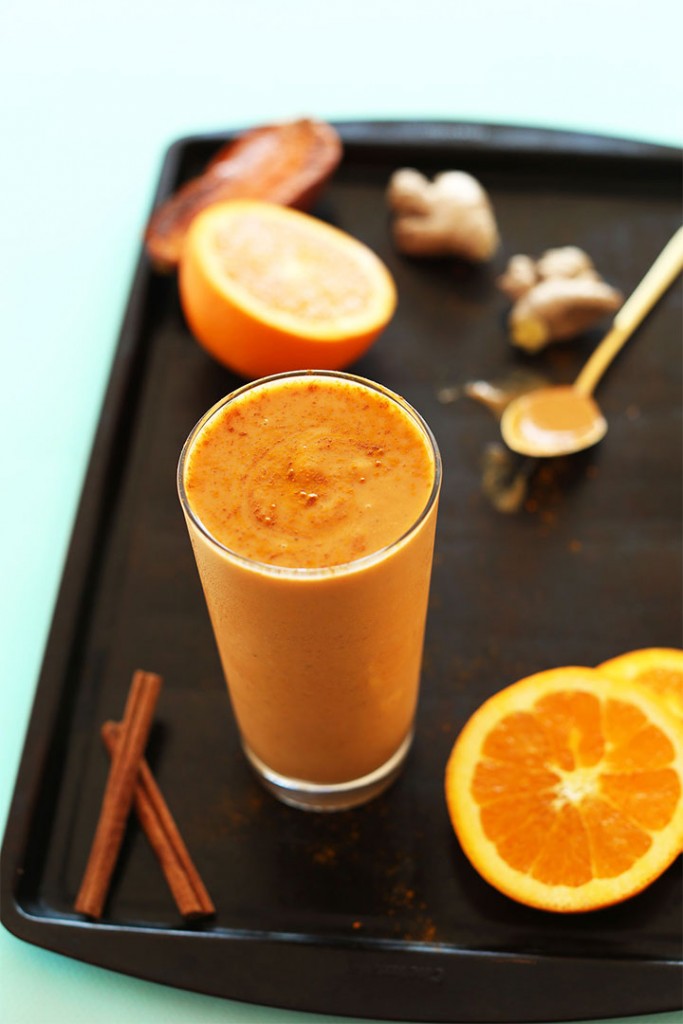 Jus d'orange chaud aux épices