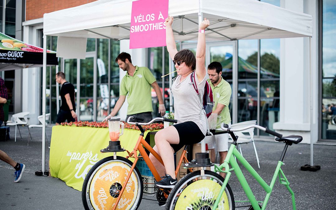 Vélos à smoothies : animation ludique et écoresponsable pour entreprises