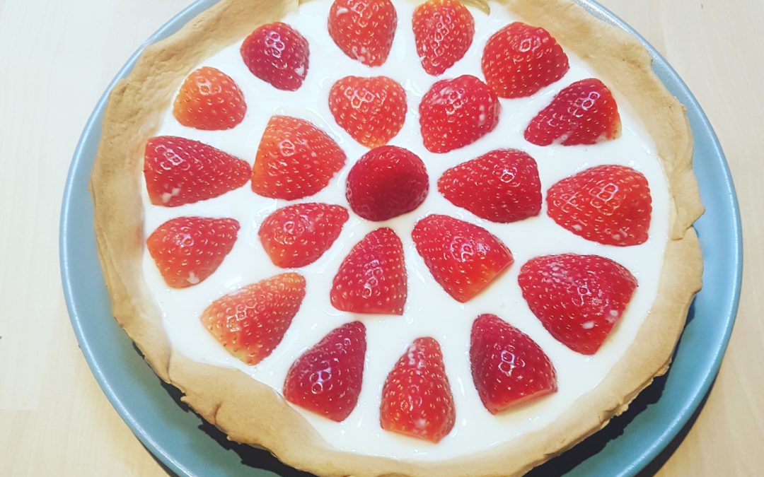 Recette : la tarte aux fraises healthy. Ultra simple et légère !