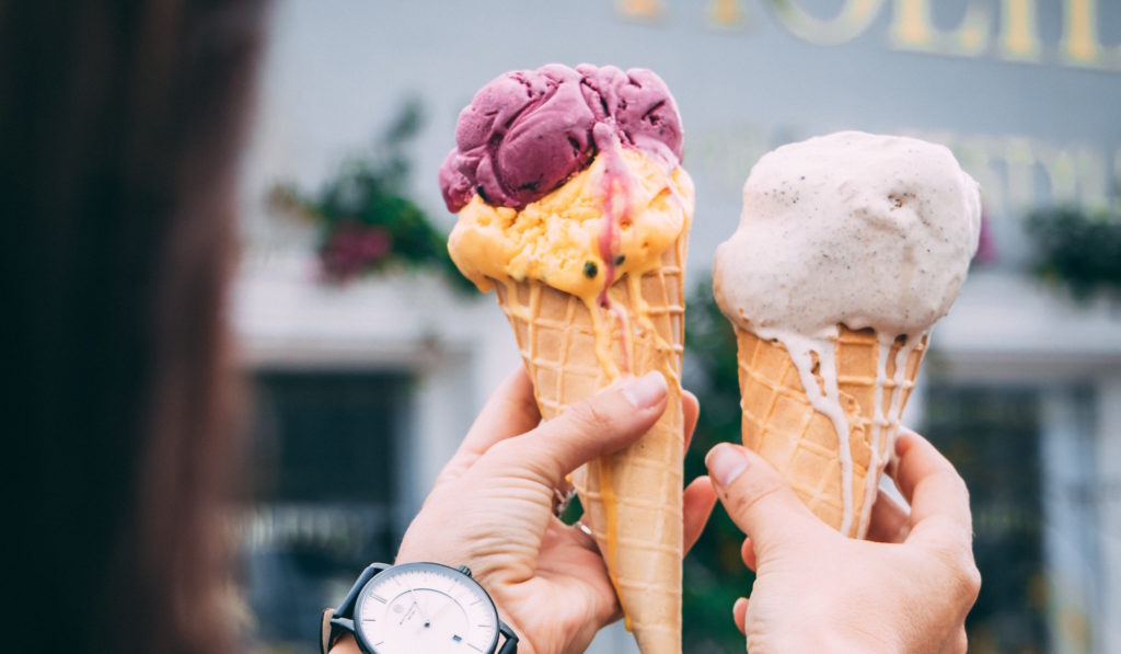 Animation glace à l'italienne entreprise